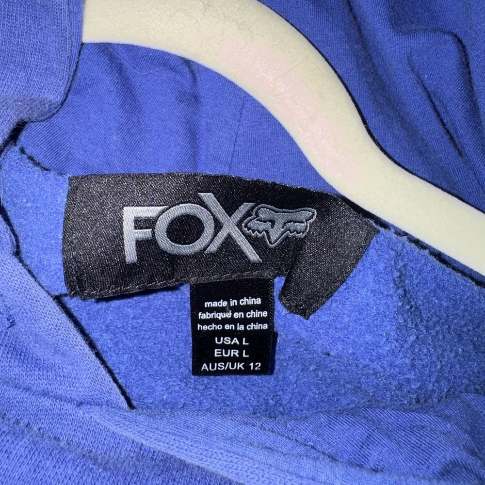 Fox Blue Graphic Crewneck Sweater - Picture 4 of 8